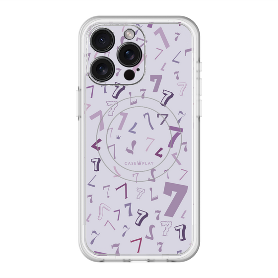 スリムプロテクションプレミアムケース with MagSafe［ Puple 7 - パープル・セブン ］