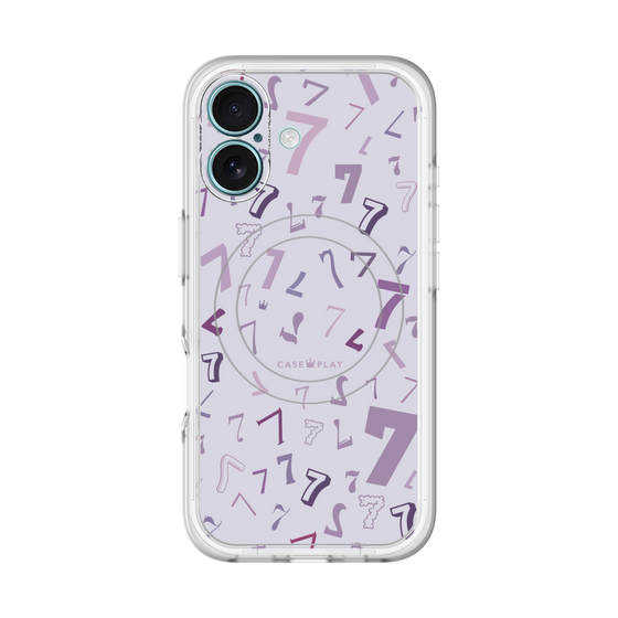 スリムプロテクションプレミアムケース with MagSafe［ Puple 7 - パープル・セブン ］