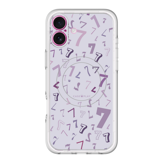 スリムプロテクションプレミアムケース with MagSafe［ Puple 7 - パープル・セブン ］