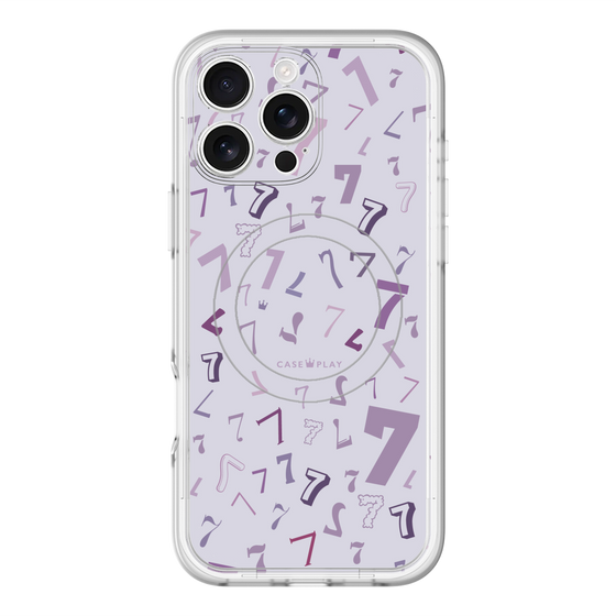 スリムプロテクションプレミアムケース with MagSafe［ Puple 7 - パープル・セブン ］