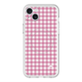 スリムプロテクションプレミアムケース with MagSafe［ Checkered Pink - ギンガムチェック ピンク ］