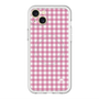 スリムプロテクションプレミアムケース with MagSafe［ Checkered Pink - ギンガムチェック ピンク ］