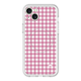スリムプロテクションプレミアムケース with MagSafe［ Checkered Pink - ギンガムチェック ピンク ］
