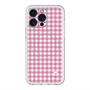 スリムプロテクションプレミアムケース with MagSafe［ Checkered Pink - ギンガムチェック ピンク ］