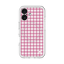 スリムプロテクションプレミアムケース with MagSafe［ Checkered Pink - ギンガムチェック ピンク ］