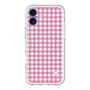 スリムプロテクションプレミアムケース with MagSafe［ Checkered Pink - ギンガムチェック ピンク ］