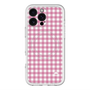 スリムプロテクションプレミアムケース with MagSafe［ Checkered Pink - ギンガムチェック ピンク ］