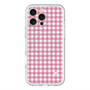 スリムプロテクションプレミアムケース with MagSafe［ Checkered Pink - ギンガムチェック ピンク ］