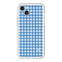 スリムプロテクションプレミアムケース with MagSafe［ Checkered Blue - ギンガムチェック ブルー ］