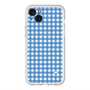 スリムプロテクションプレミアムケース with MagSafe［ Checkered Blue - ギンガムチェック ブルー ］