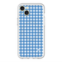 スリムプロテクションプレミアムケース with MagSafe［ Checkered Blue - ギンガムチェック ブルー ］