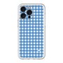スリムプロテクションプレミアムケース with MagSafe［ Checkered Blue - ギンガムチェック ブルー ］
