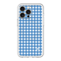スリムプロテクションプレミアムケース with MagSafe［ Checkered Blue - ギンガムチェック ブルー ］