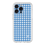 スリムプロテクションプレミアムケース with MagSafe［ Checkered Blue - ギンガムチェック ブルー ］