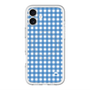 スリムプロテクションプレミアムケース with MagSafe［ Checkered Blue - ギンガムチェック ブルー ］