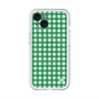 スリムプロテクションプレミアムケース with MagSafe［ Checkered Green - ギンガムチェック グリーン ］