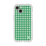 スリムプロテクションプレミアムケース with MagSafe［ Checkered Green - ギンガムチェック グリーン ］