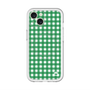 スリムプロテクションプレミアムケース with MagSafe［ Checkered Green - ギンガムチェック グリーン ］