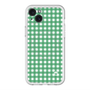 スリムプロテクションプレミアムケース with MagSafe［ Checkered Green - ギンガムチェック グリーン ］