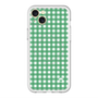 スリムプロテクションプレミアムケース with MagSafe［ Checkered Green - ギンガムチェック グリーン ］