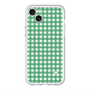 スリムプロテクションプレミアムケース with MagSafe［ Checkered Green - ギンガムチェック グリーン ］