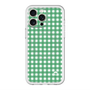 スリムプロテクションプレミアムケース with MagSafe［ Checkered Green - ギンガムチェック グリーン ］