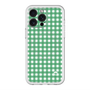 スリムプロテクションプレミアムケース with MagSafe［ Checkered Green - ギンガムチェック グリーン ］