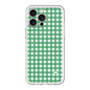 スリムプロテクションプレミアムケース with MagSafe［ Checkered Green - ギンガムチェック グリーン ］