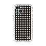 スリムプロテクションプレミアムケース with MagSafe［ Checkered Purple - ギンガムチェック ブラック ］