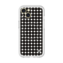 スリムプロテクションプレミアムケース with MagSafe［ Checkered Purple - ギンガムチェック ブラック ］