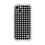 スリムプロテクションプレミアムケース with MagSafe［ Checkered Purple - ギンガムチェック ブラック ］