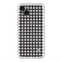 スリムプロテクションプレミアムケース with MagSafe［ Checkered Purple - ギンガムチェック ブラック ］