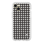 スリムプロテクションプレミアムケース with MagSafe［ Checkered Purple - ギンガムチェック ブラック ］