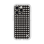 スリムプロテクションプレミアムケース with MagSafe［ Checkered Purple - ギンガムチェック ブラック ］