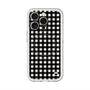 スリムプロテクションプレミアムケース with MagSafe［ Checkered Purple - ギンガムチェック ブラック ］
