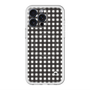 スリムプロテクションプレミアムケース with MagSafe［ Checkered Purple - ギンガムチェック ブラック ］