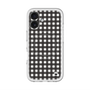 スリムプロテクションプレミアムケース with MagSafe［ Checkered Purple - ギンガムチェック ブラック ］