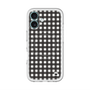 スリムプロテクションプレミアムケース with MagSafe［ Checkered Purple - ギンガムチェック ブラック ］