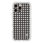スリムプロテクションプレミアムケース with MagSafe［ Checkered Purple - ギンガムチェック ブラック ］