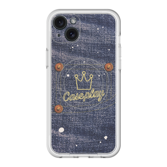 スリムプロテクションプレミアムケース with MagSafe［ Denim Used Jeans - デニム・ユーズド・ジーンズ ］