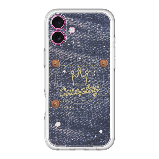 スリムプロテクションプレミアムケース with MagSafe［ Denim Used Jeans - デニム・ユーズド・ジーンズ ］