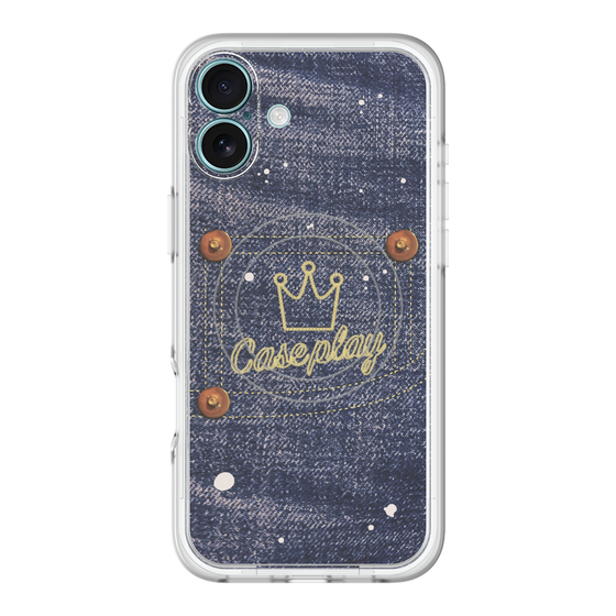 スリムプロテクションプレミアムケース with MagSafe［ Denim Used Jeans - デニム・ユーズド・ジーンズ ］
