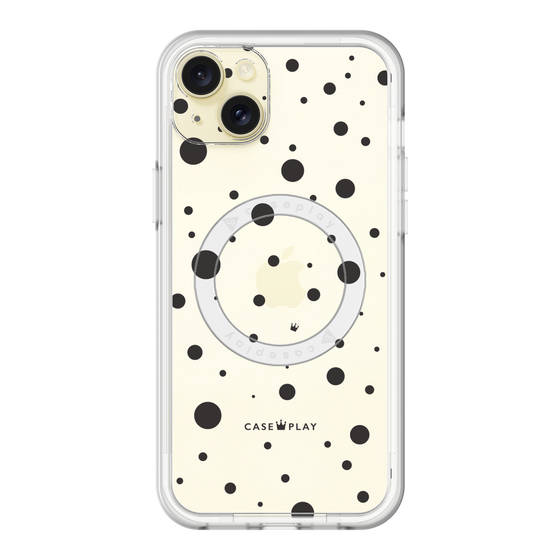 スリムプロテクションプレミアムケース with MagSafe［ Dippin dots Black - ディッピンドッツ ブラック ］