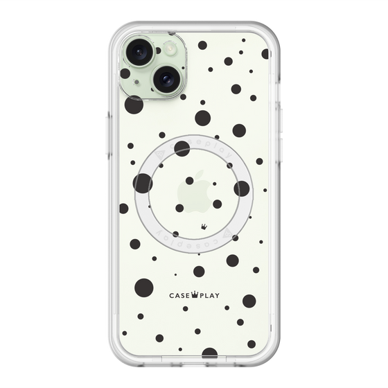 スリムプロテクションプレミアムケース with MagSafe［ Dippin dots Black - ディッピンドッツ ブラック ］