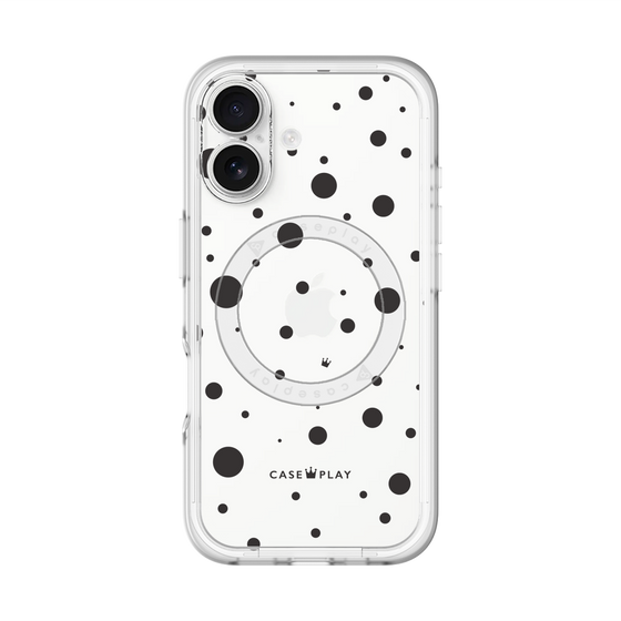 スリムプロテクションプレミアムケース with MagSafe［ Dippin dots Black - ディッピンドッツ ブラック ］