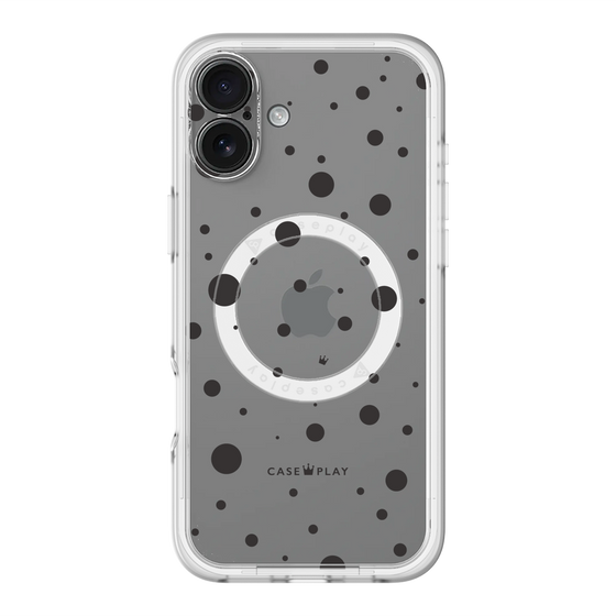スリムプロテクションプレミアムケース with MagSafe［ Dippin dots Black - ディッピンドッツ ブラック ］