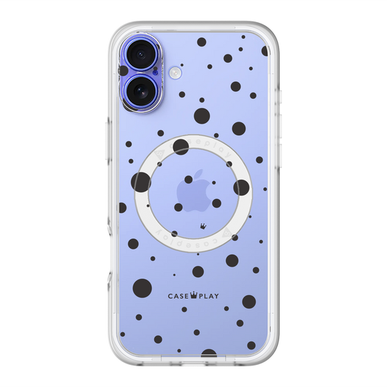 スリムプロテクションプレミアムケース with MagSafe［ Dippin dots Black - ディッピンドッツ ブラック ］