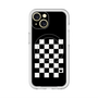 スリムプロテクションプレミアムケース with MagSafe［ Racing checkered flag - レーシングチェッカーフラッグ ］