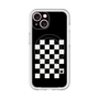 スリムプロテクションプレミアムケース with MagSafe［ Racing checkered flag - レーシングチェッカーフラッグ ］