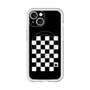 スリムプロテクションプレミアムケース with MagSafe［ Racing checkered flag - レーシングチェッカーフラッグ ］